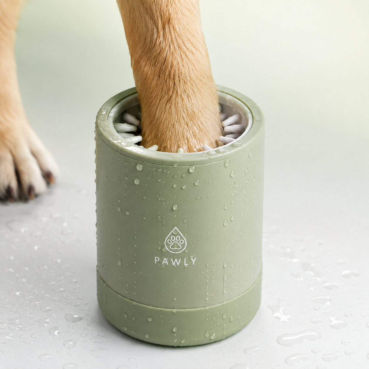 PawPure cleaning a paw